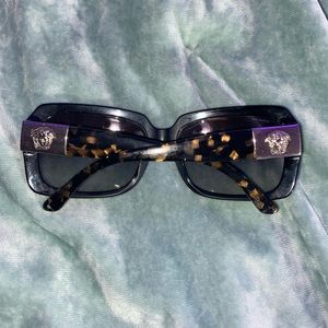 Vintage Versace large frame women sunglasses AUTHENTIC